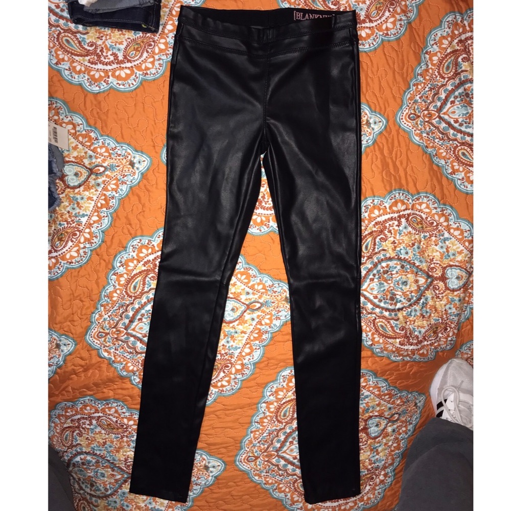 Blanknyc Girls sz 12 faux leather leggings. NWOT